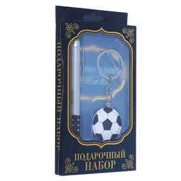 Набор подарочный 2в1 (ручка, брелок футбольный мяч) - Simaland фото 3