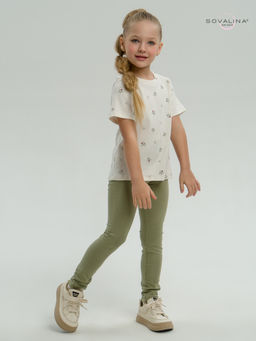 Костюм Мулан бордовые тюльпанчики-оливка - Sovalina фото 11