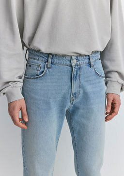 Milan Classic Denim Vintage Ac?k Mavi Jean Pantolon фото 7