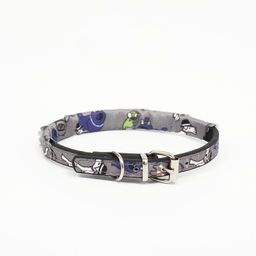 Ошейник с косынкой Яркая жизнь, 32 х 1 см, серый - Пижон фото 3