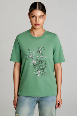 Арт. 31160 Футболка женская 44-52 (5 шт) Цвет:изумруд