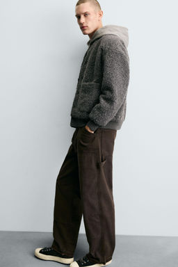 TEXTURED CARDIGAN WITH POCKETS - Zara фото 6