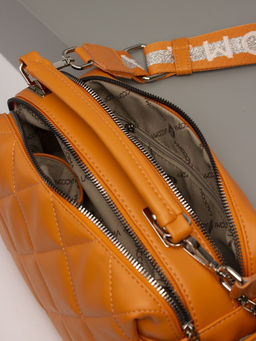 LACCOMA сумка Кристи-Ф826-оранжевый эко кожа хлопок
