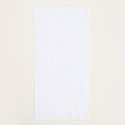 Полотенце вафельное SL HOME: Boho «Блан де Блан» 90×150 см, хлопок 100%, белое