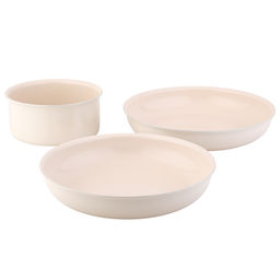 Набор посуды для приготовления со съемной ручкой smart ceramic, 7 предметов, цвета топленого молокатермо