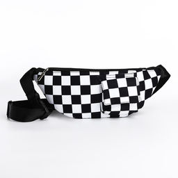 Сумка поясная текстильная с карманом Society 30*14*6 см - Nazamok фото 4