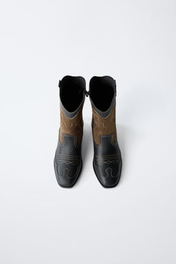 BOTA COW BOY / Negro - Zara фото 6