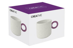 Кружка Creative, бело-фиолетовая, 0,35 л - Easy life фото 2
