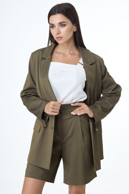 Жакет ANELLI 1083-1 хаки  фото 2