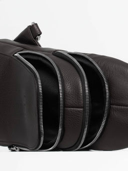 Мужская кожаная сумка Richet 2411LN 855 Коричневый