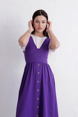 Платье-бюстье аметистовое - Martichelli фото 9