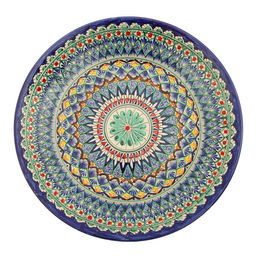 Ляган узбекский Риштанская Керамика «Узоры», d=41 см, МИКС