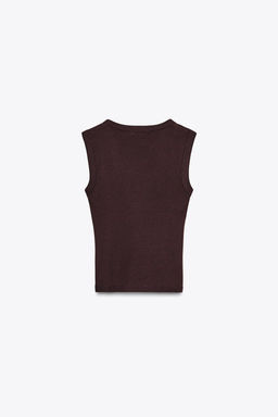 V-NECK TOP - Zara фото 18