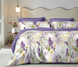 Постельное белье поплин люкс - Русское поле Евро (нав.70х70)