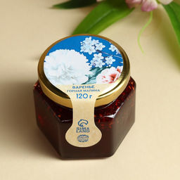 Набор Счастья и любви: чай травяной 25 г., варенье с малиной 120 г. - Фабрика счастья фото 2