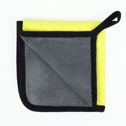 Полотенце для животных супервпитывающее, среднее, 400 г/м, 30 х 60 см, жёлтое - Пижон фото 3