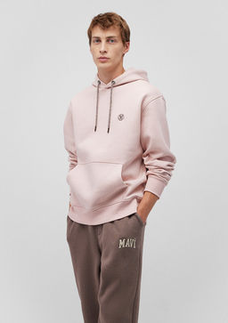 Mavi Logo Nak?sl? Kapusonlu Pembe Sweatshirt  фото 3