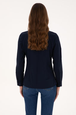 Kad_n Lacivert Uzun Kollu Basic G_mlek - U.s. polo assn фото 5