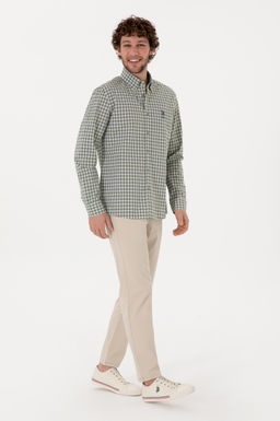 Erkek Ta_ Slim Fit Kanvas Pantolon