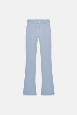 WASHED-EFFECT FLARE TROUSERS - Zara фото 10