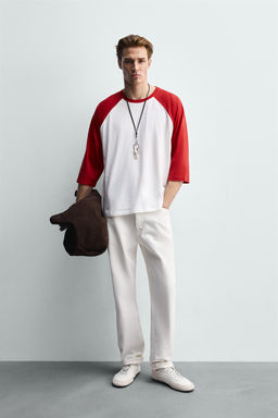 COLOUR BLOCK T-SHIRT