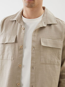 Regular Fit Uzun Kollu Erkek G?mlek Ceket