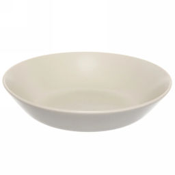 Цена за 2 шт. Тарелка керамическая 23*5см "Матовая глазурь" глубокая слоновая кость