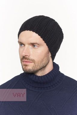 Шапка мужская 182-8509. 9500 черный