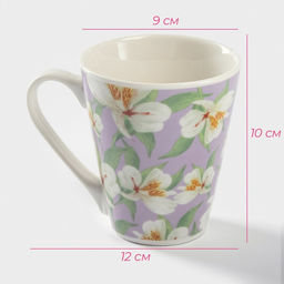 Кружка Доляна «Весна», 320 мл, фарфор