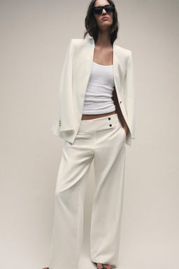 LAPELLESS FITTED BLAZER - Zara фото 9