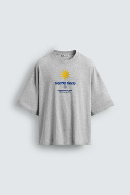 SUN CONTRAST PRINT T-SHIRT - Zara фото 2