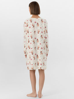 Платье женское домашнее с принтом оленей - Mark formelle фото 2