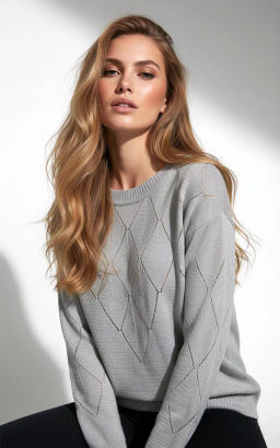 Джемпер И 043/серый жемчуг
