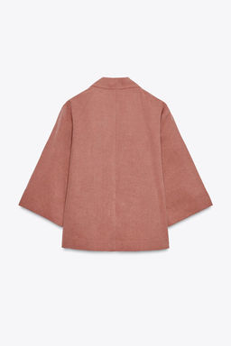 FRENCH SLEEVE DOUBLE-BREASTED BLAZER - Zara фото 16