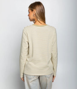 Лонгслив #КТ8013 (4), фисташковый,молочный - Dommod фото 3