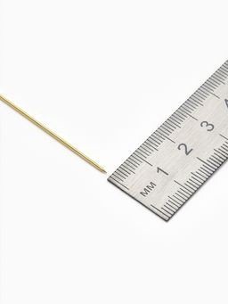 Основа Брошь-игла L= 7.2 см, площадка 1.5 см (набор 5 шт.), цвет золото