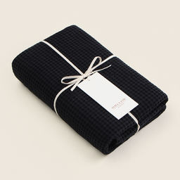 Полотенце вафельное SL HOME: Linen Дарк Маре, 60?140 см, чёрное