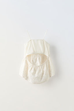 CONTRAST CROCHET T-SHIRT - Zara фото 2