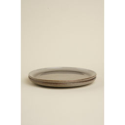 Тарелки SL Home Мольвено, d=21.4 см, фарфор, набор 2 шт., зелёные