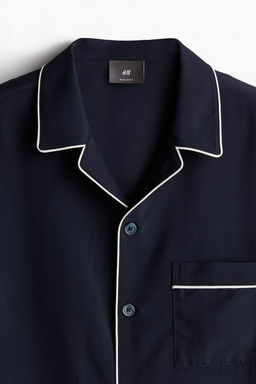 Camisa resort en mezcla de modal Regular Fit - H&m фото 6