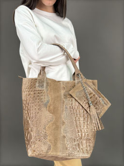 Сумка женская из телячьей кожи