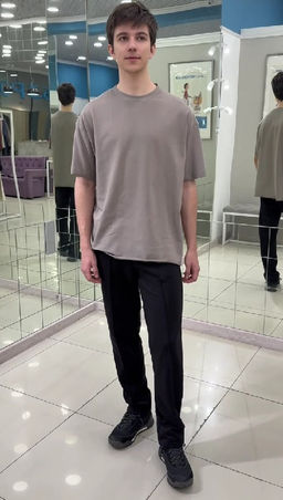 прямые брюки со стрелками футер 3хнитка