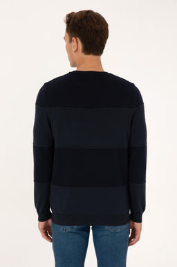 Erkek Regular Fit Bisiklet Yaka Lacivert Kazak - U.s. polo assn фото 5