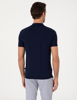 Lacivert Regular Fit K_sa Kollu Triko H_rka - Cacharel фото 5