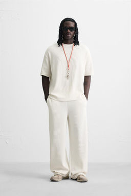 VERTICAL TEXTURED JOGGERS - Zara фото 10