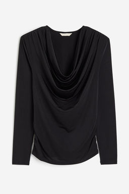 Top con cuello vuelto