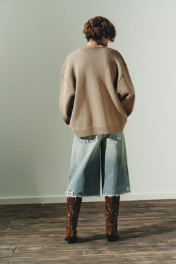 OVERSIZED KNIT SWEATER - Zara фото 6