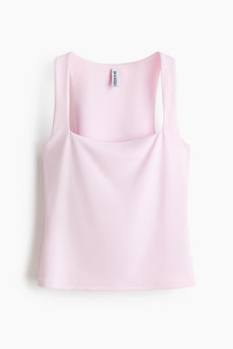 Top de punto con escote cuadrado - H&m фото 7