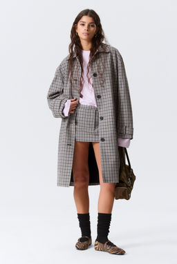 Gabardina de corte relajado