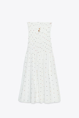 POMPOM MIDI DRESS - Zara фото 14